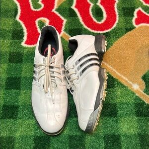 Adidas Tour 360 3.0 3D Golf Shoes White Black Silver Men's Sz 11